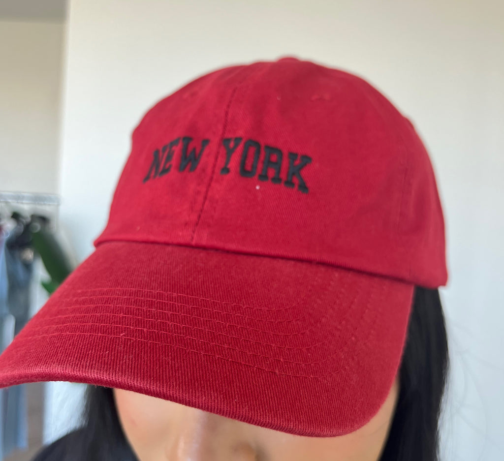 New York Hat Red/Navy