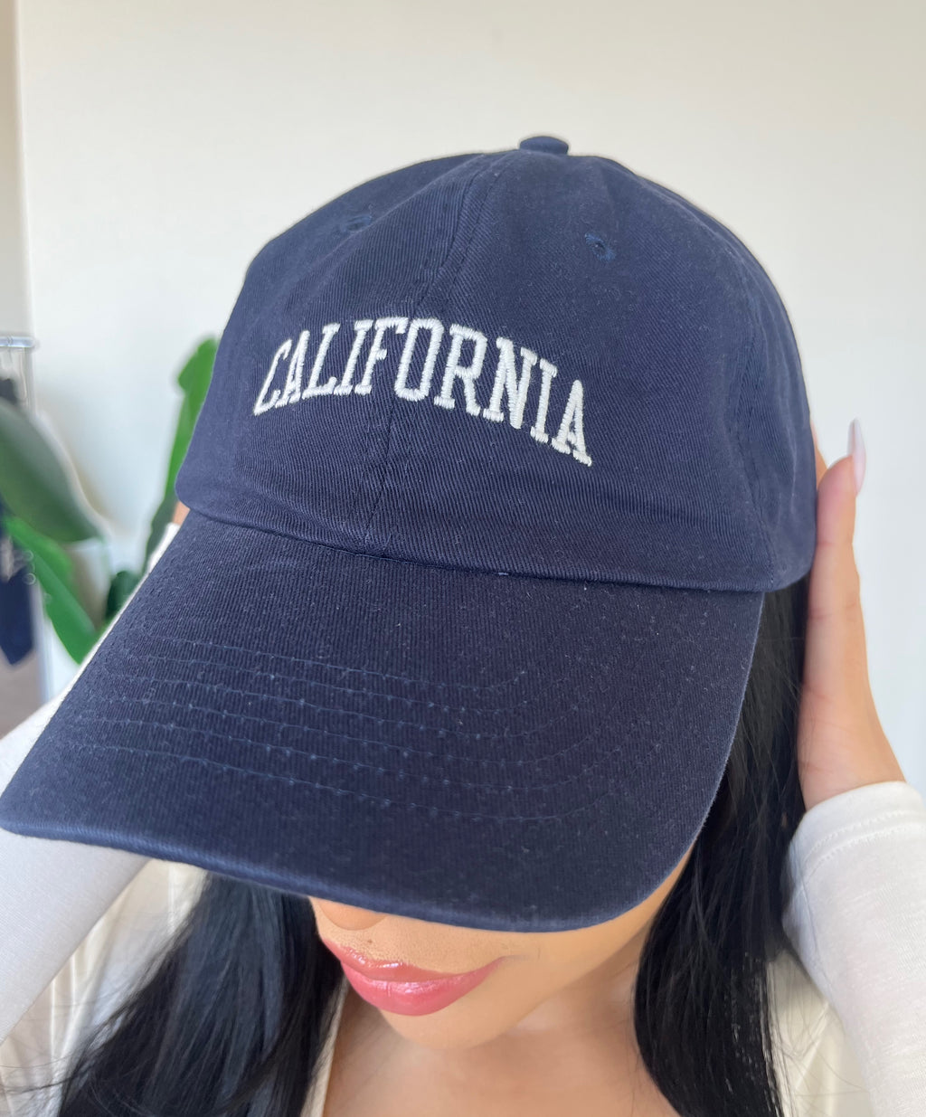 California Hat (Navy/White)