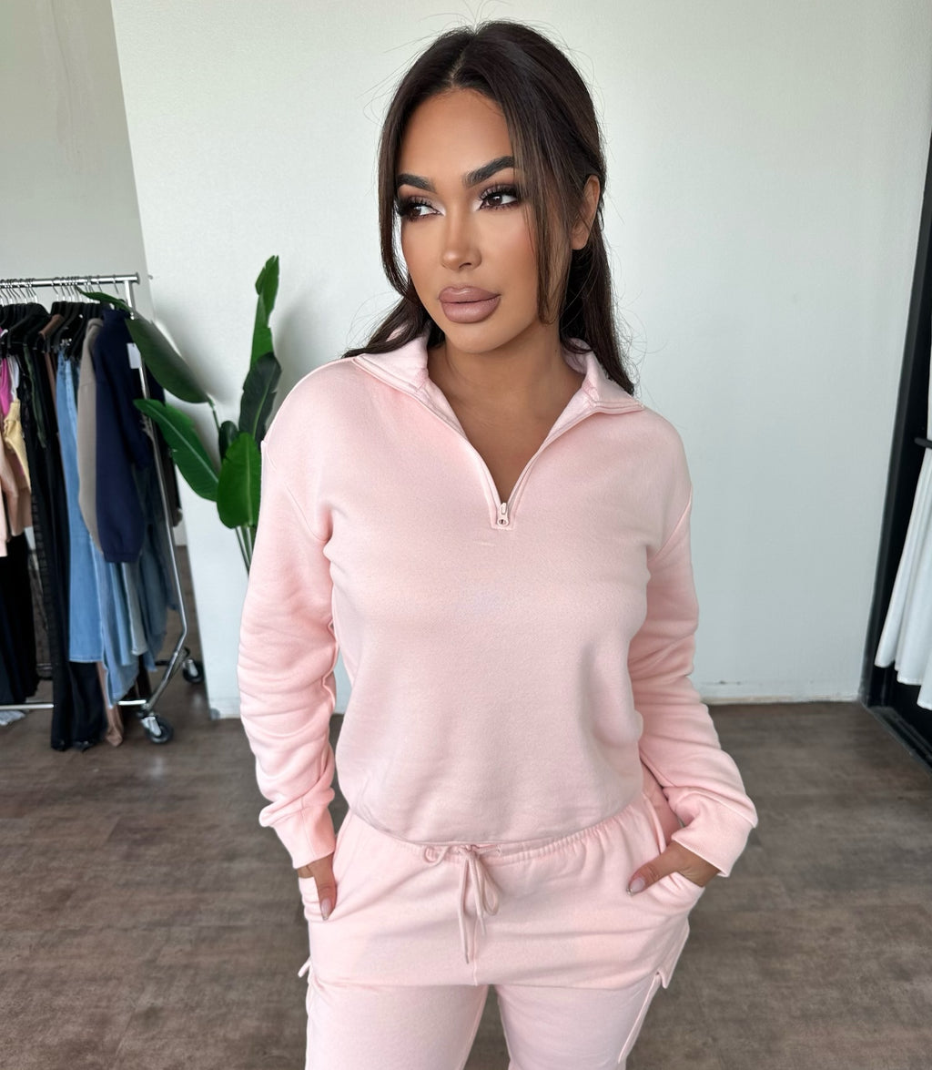 Kailey Sweater (Blush Pink)