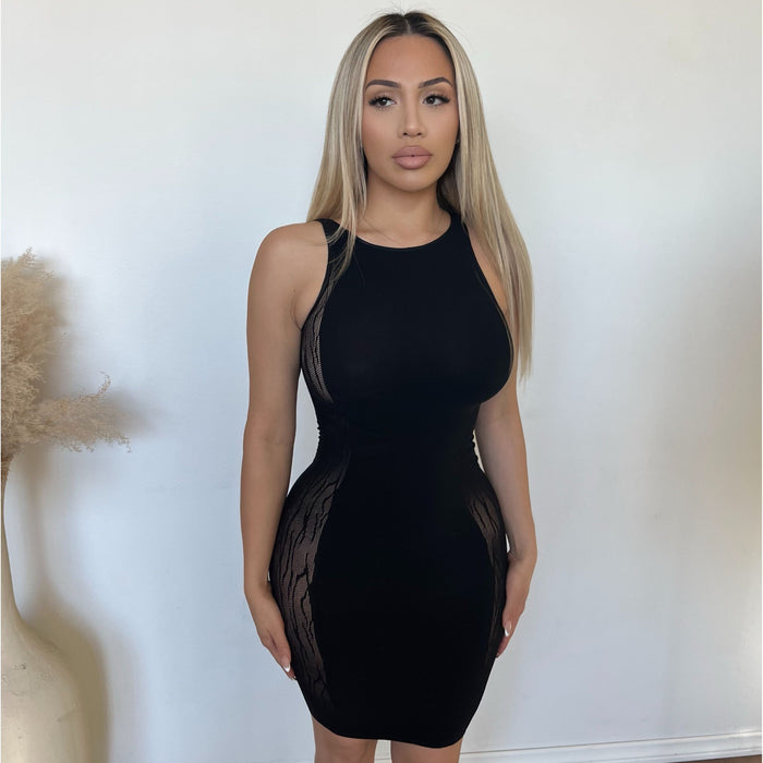 Corey Tank Dress (Black)