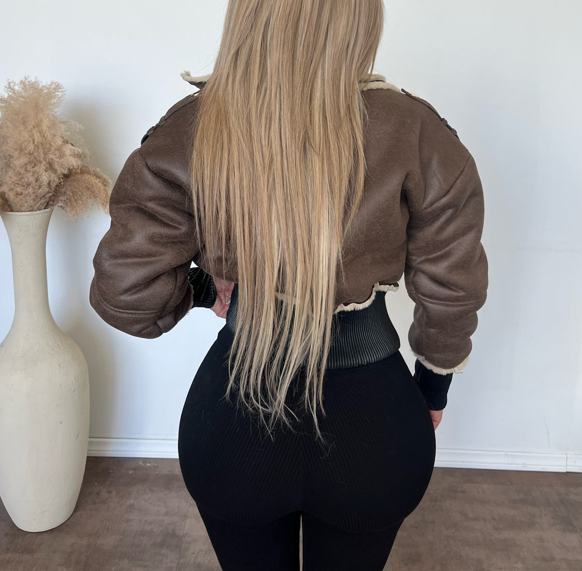 Jenny Fur Jacket (Coffee)