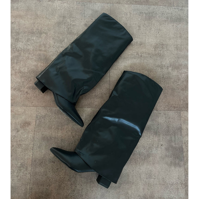 Jenny Wide Boots (Black)