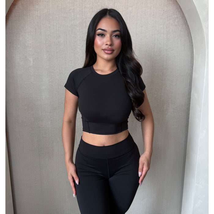 Rayleen Gym T Shirt (Black)
