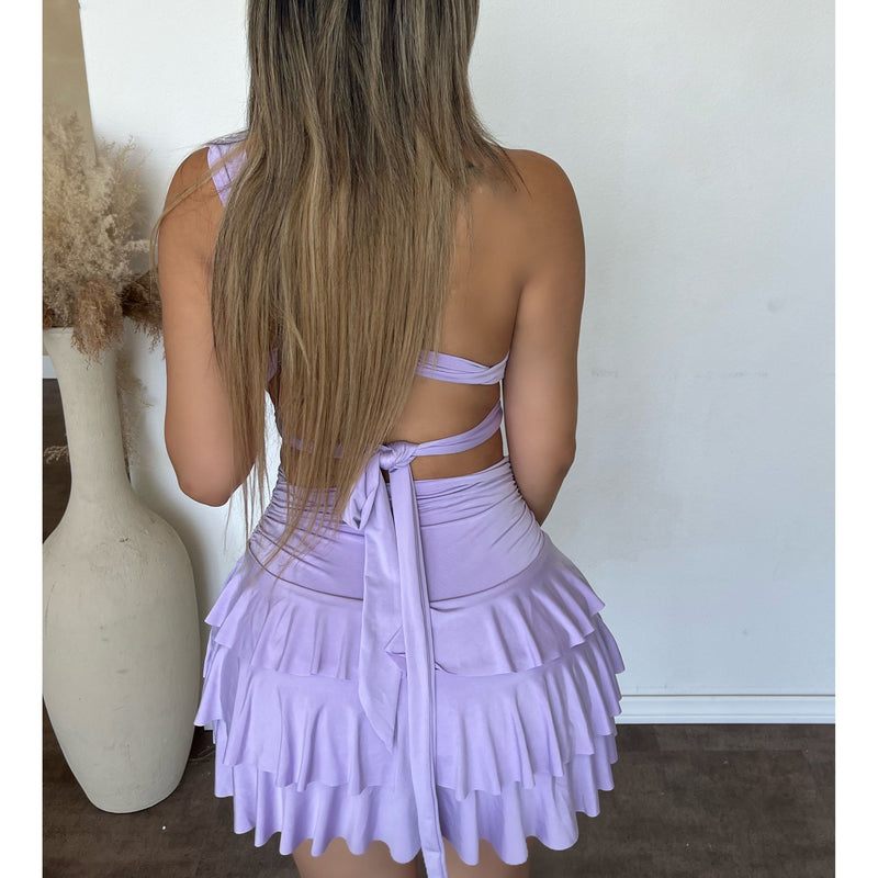 Julie 2pc Skort Set W Top (Lavender)