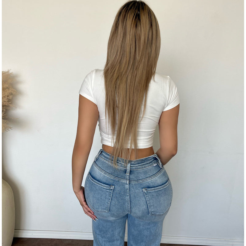 Long Live Cowboy Baby Tee (Ivory)