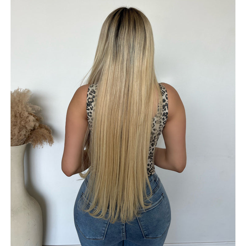 Corina Leopard W Rhinestone Top (Brown)