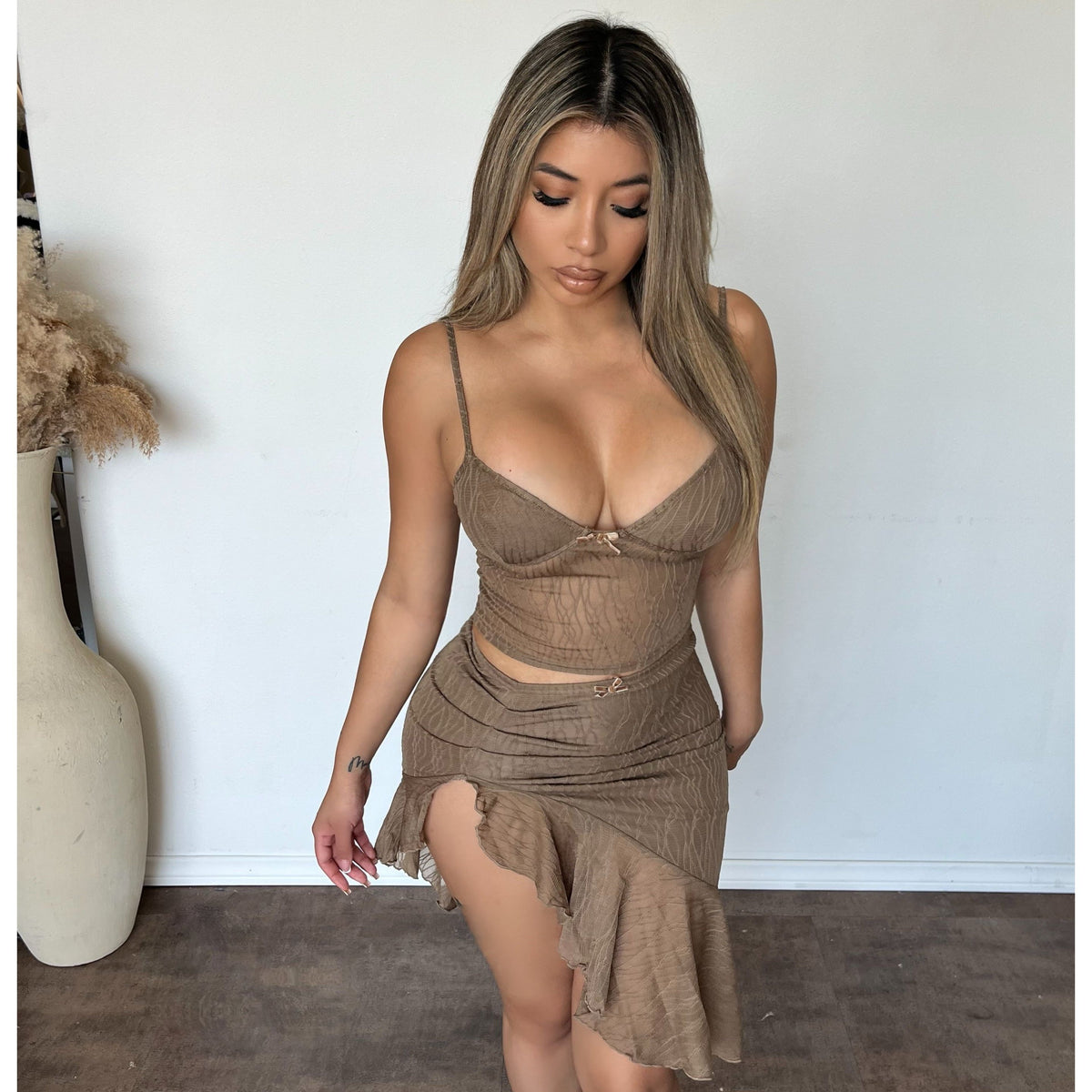 Alena Matching Set (Mocha)