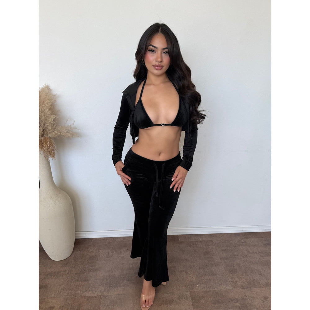 Jenny 3 Piece Comfy Set (Black)