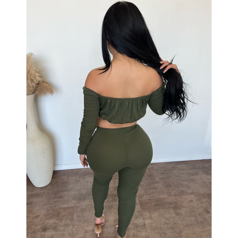 Angelina Matching Set (Olive)