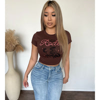 Bianca Rodeo baby Tee (Brown)
