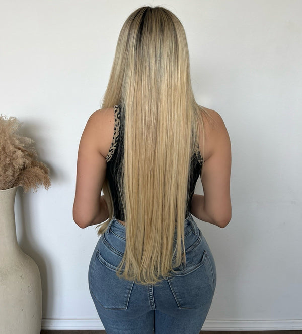 Marissa Leopard Lip Print Tank Top (Black)