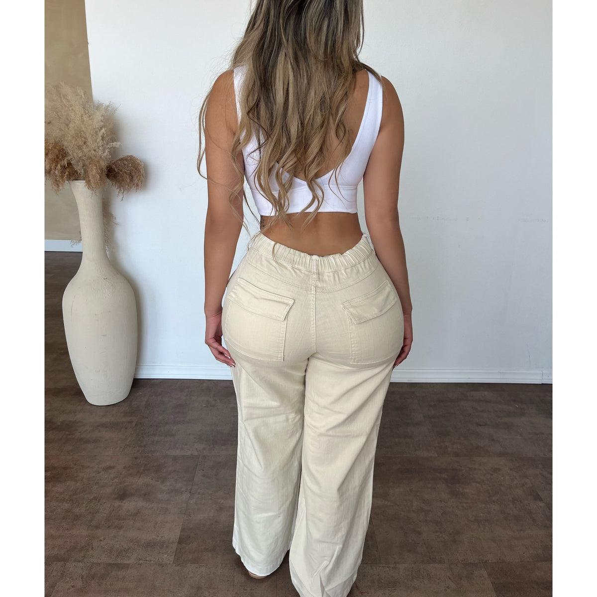 Eve Cargo Pants(Biege)