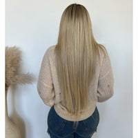 Daniella Pullover Sweater (Light Tan)