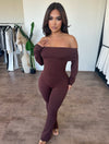 Lucy Jumpsuit (Brown)