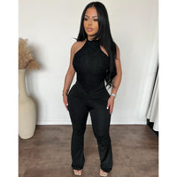 Tracy laced Jumpsuit (Black)