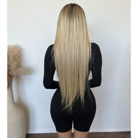 Cassie Scoop Neck Top W Biker Shorts Set (Black)