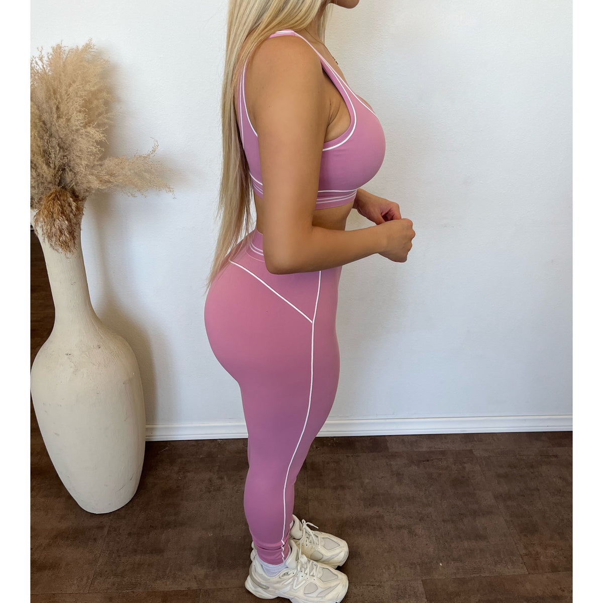 Anissa 2 Piece Gym Set (Pink)