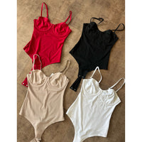 Stella Snatched Bodysuit (White)