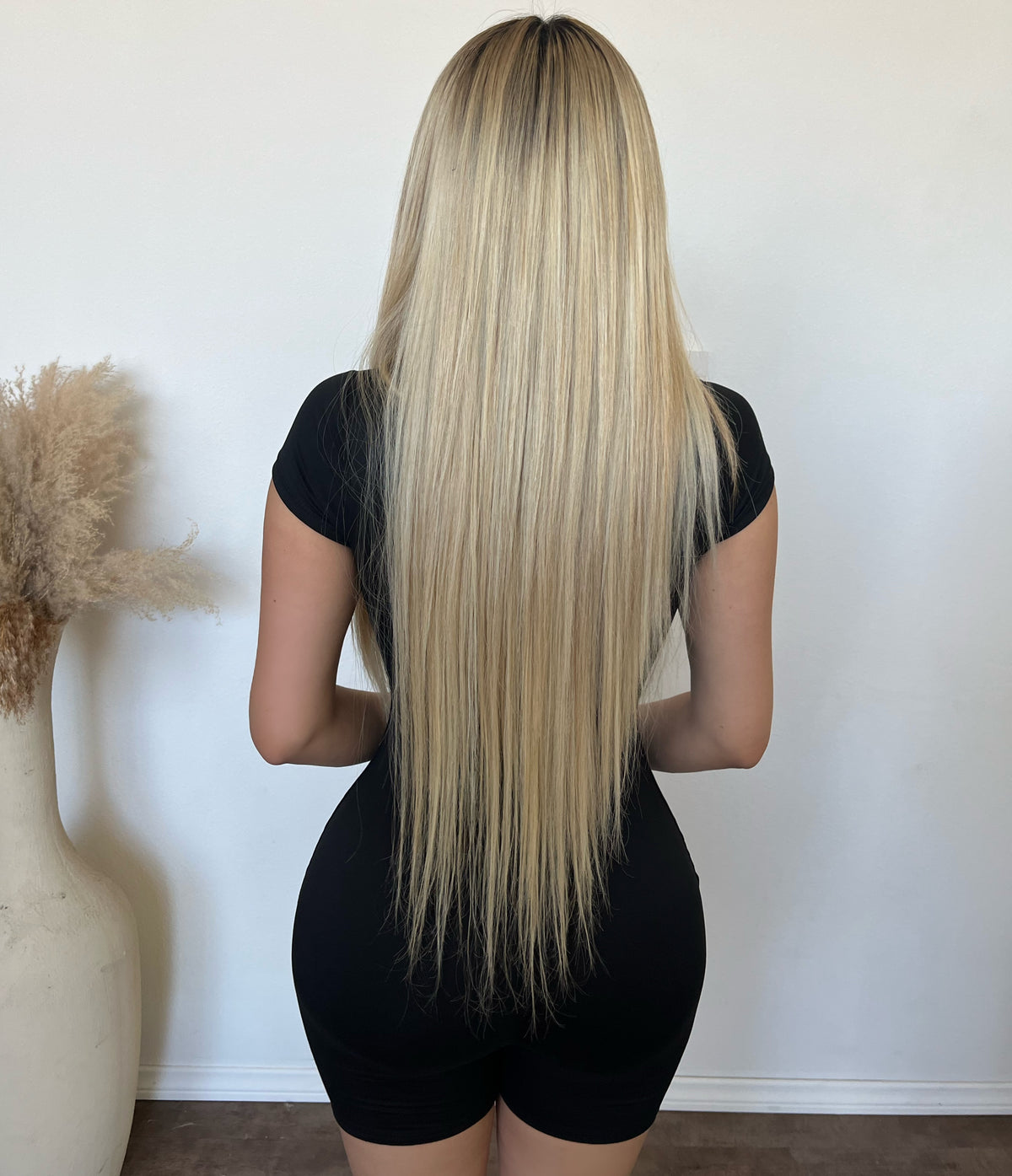 Kay Short Sleeve Romper (Black)