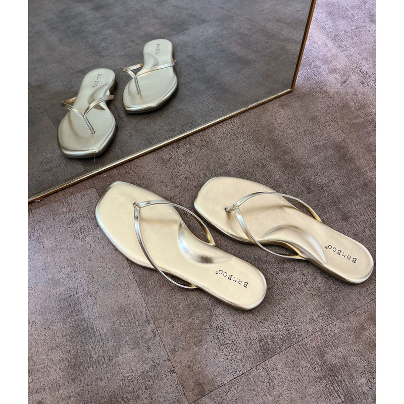 Beach Sandals (Gold)