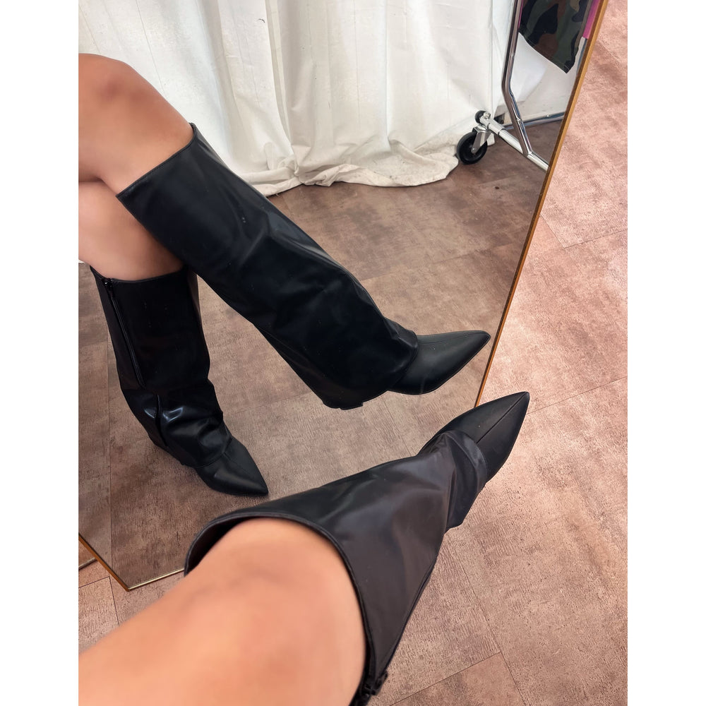 Jenny Wide Boots (Black)