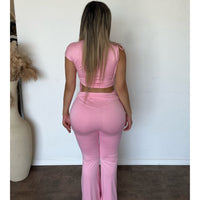 Jasmine 2 Pcs Matching Set (Pink)