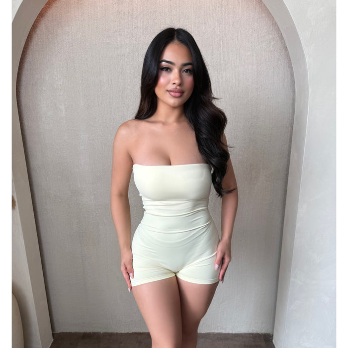 Cami Gym Romper (Pear Sorbert)
