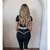 Arianna 2 Piece Soft Gym Set (Black)