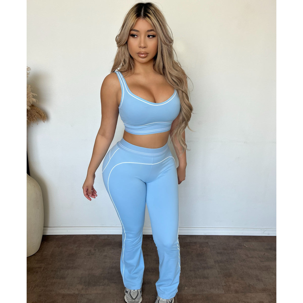 Bella 2 Piece Gym Set (Aqua)