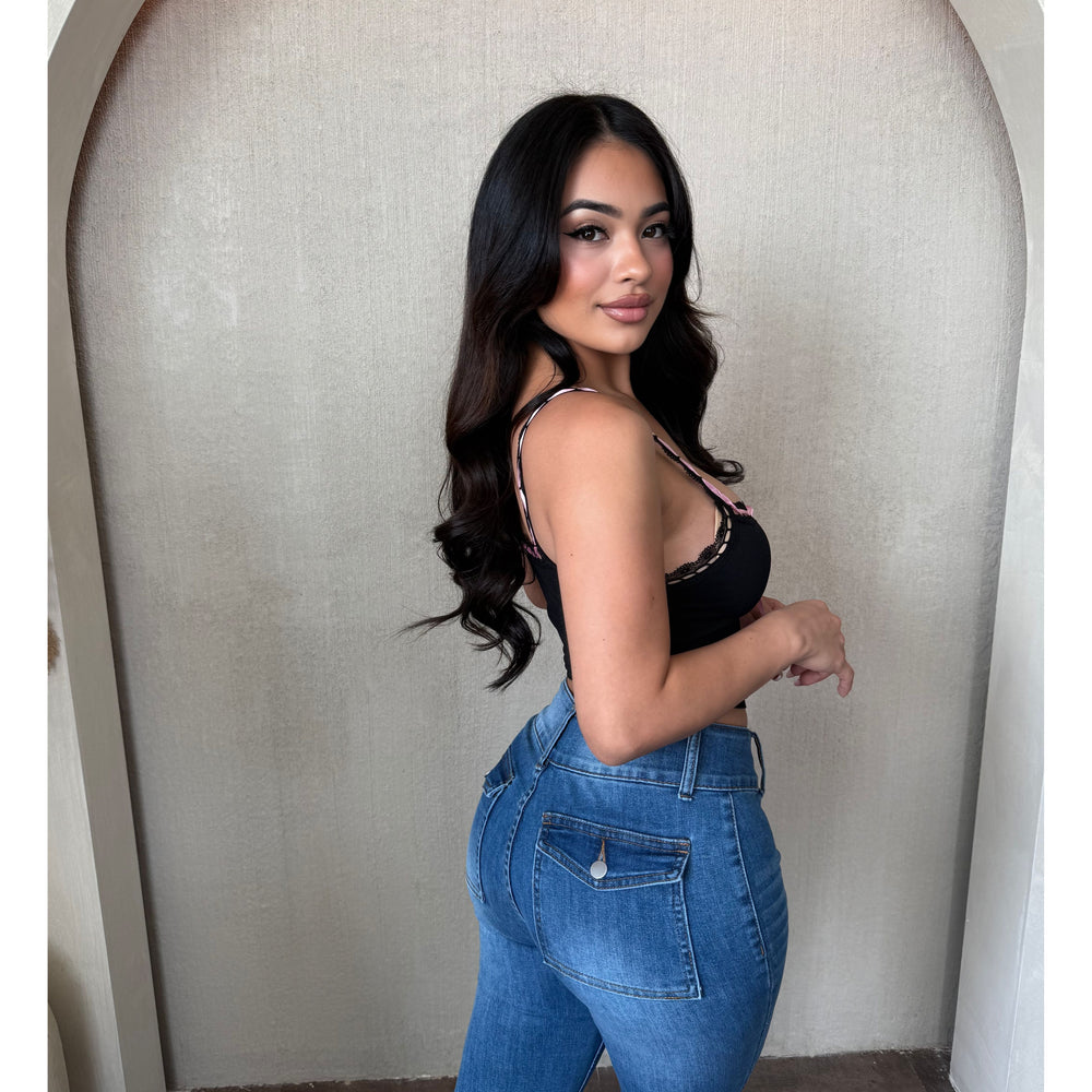 Shantel Seamless Cami Top (Black)