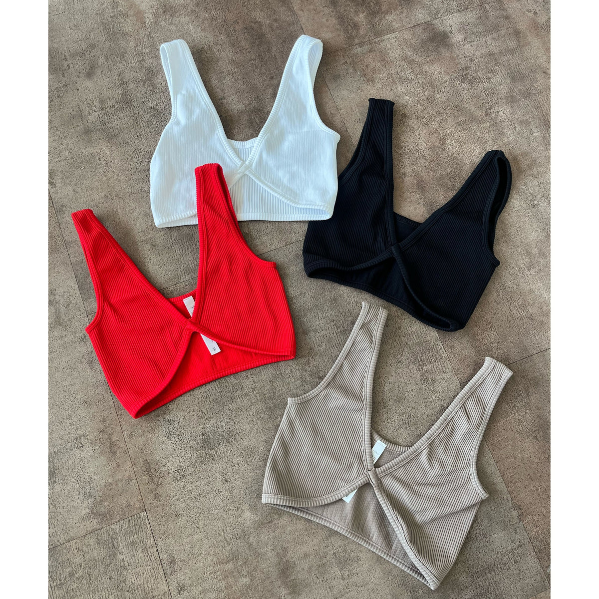 Samm Center Fr Tacking Tank Top (Red)