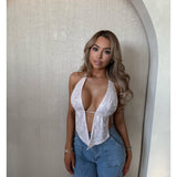 Ash Open Back Sequins Top (Pink)