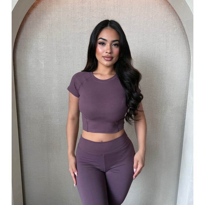 Rayleen Gym T Shirt (Mulberry)