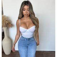 Stella Snatched Bodysuit (White)