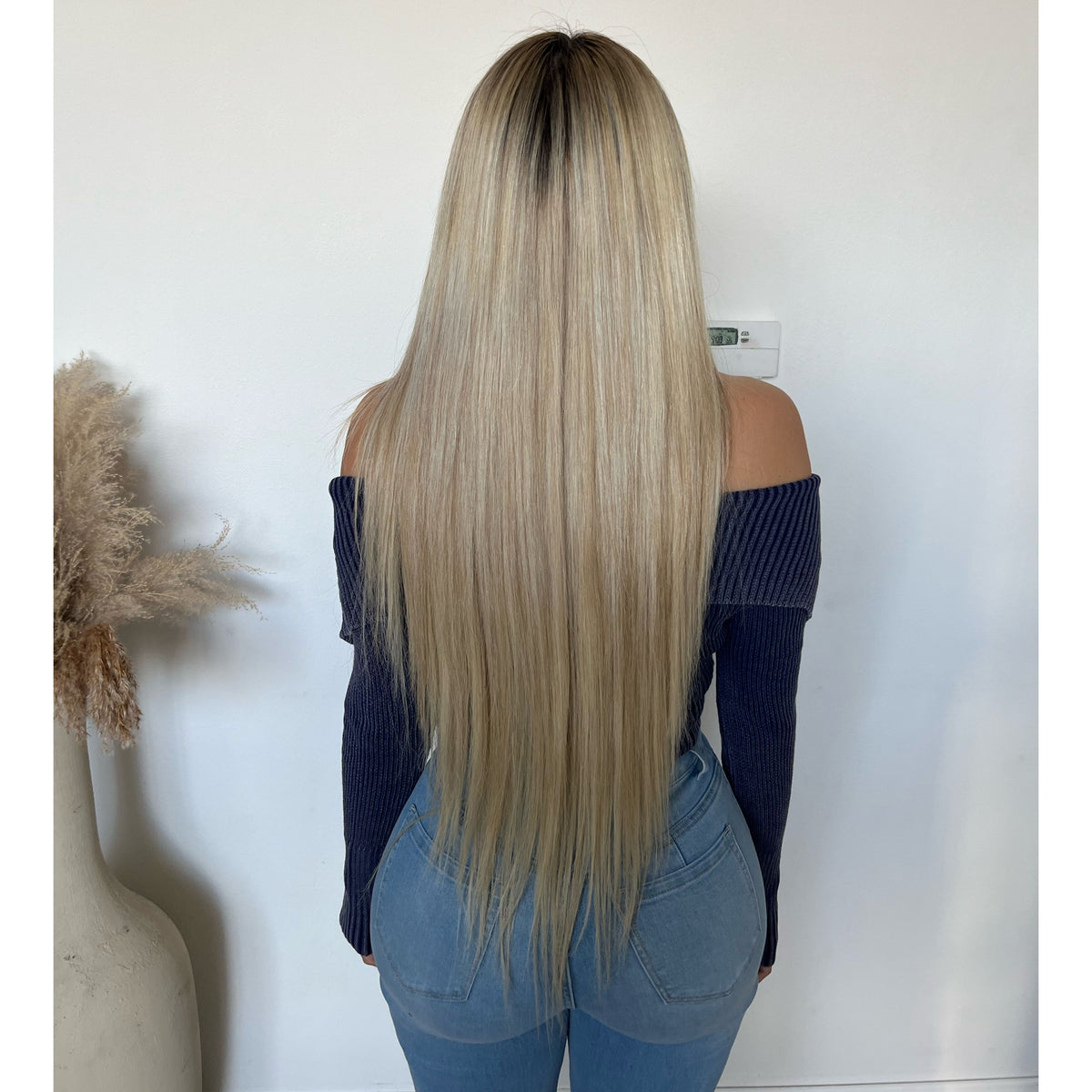 Desire Washed Folded Zipper Sweater (Navy)