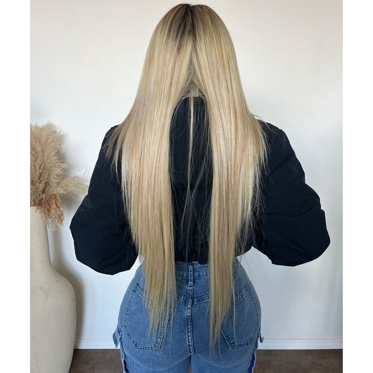 Daniella Cropped Zip Hoodie (Black)