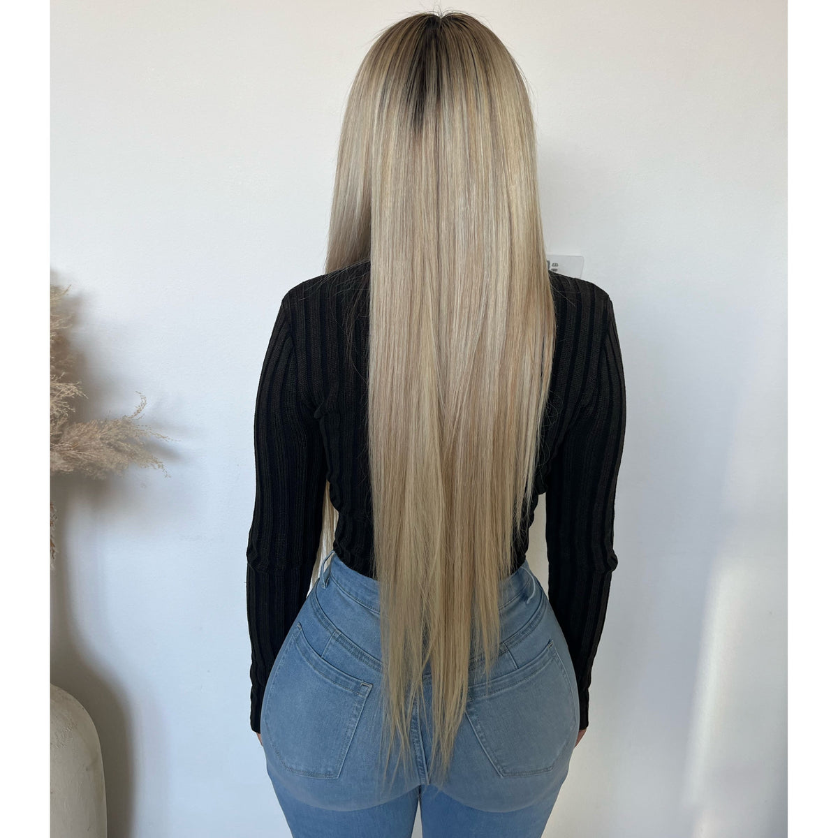 Audrey Rib Zip Up Sweater (Black)