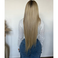 Cindy Front Zip Up Hoodie Long Sleeve (Off White)