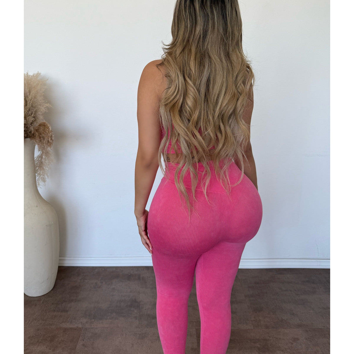 Maggie Washed Active Set (Pink Punch)