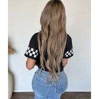 Angel Race Car T Shirt (Washed Balck)