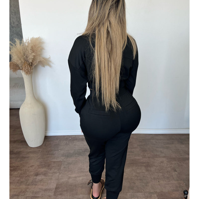 Karina Double Soft 2 Piece Set (Black)