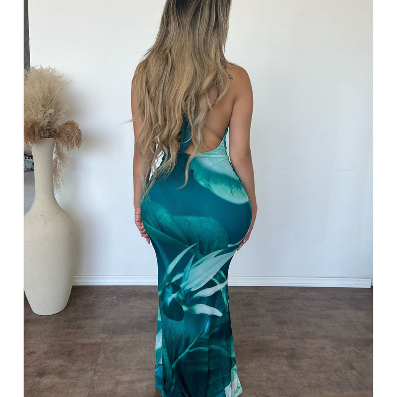 Frankie Mesh Dress (Green)