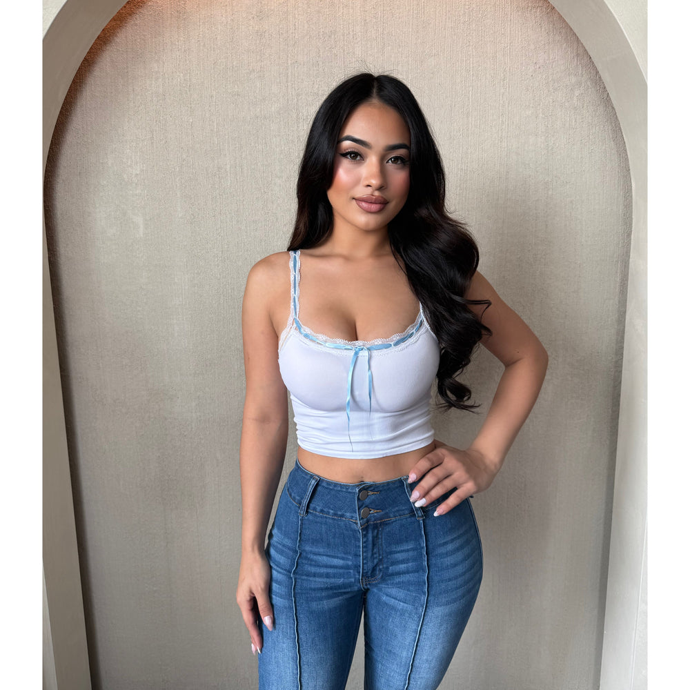 Shantel Seamless Cami Top (White)