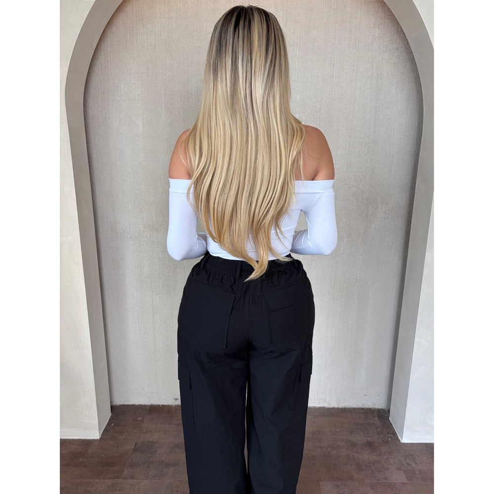 Jessica Off Shoulder Bodysuit(White)