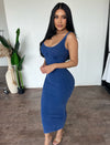 Aziza Dress (Blue)