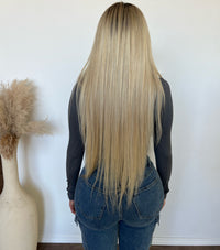 Doreen Scoop Neck Long Sleeve Top (LT Grey)