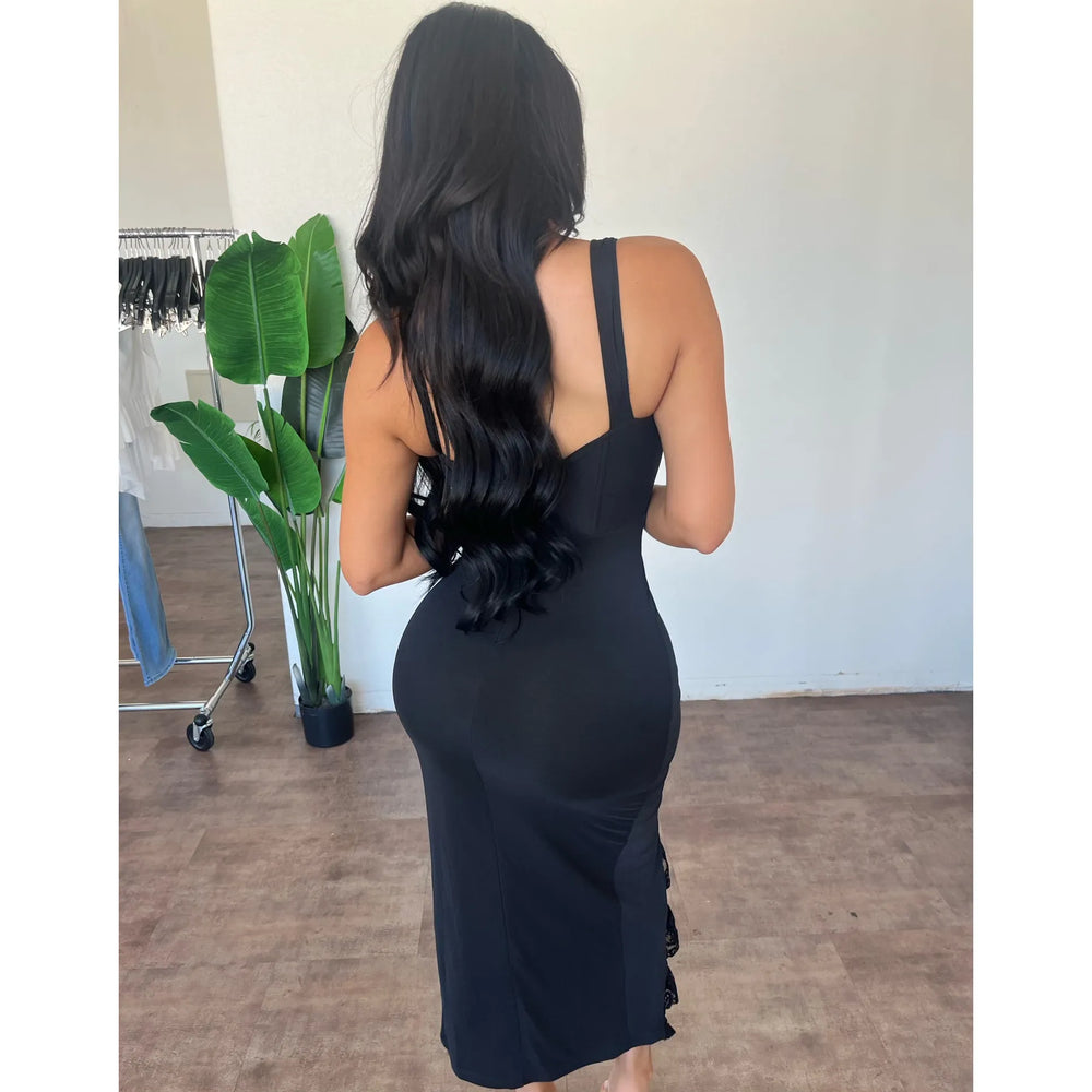 Ladona Lace Dress (Black)