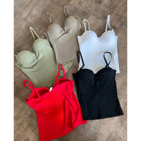 Esme Bonding bra Cami Top (Ash)