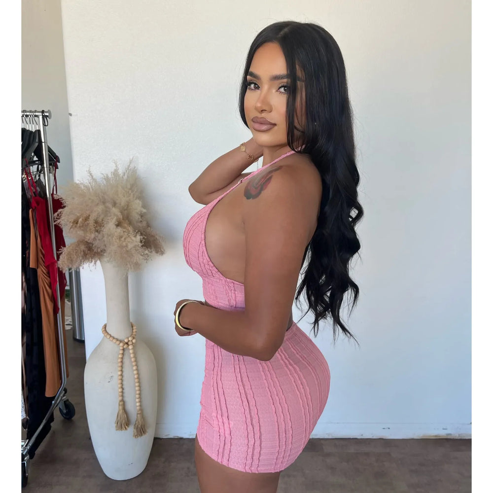 Linda 2 Piece Skirt Set (Pink)