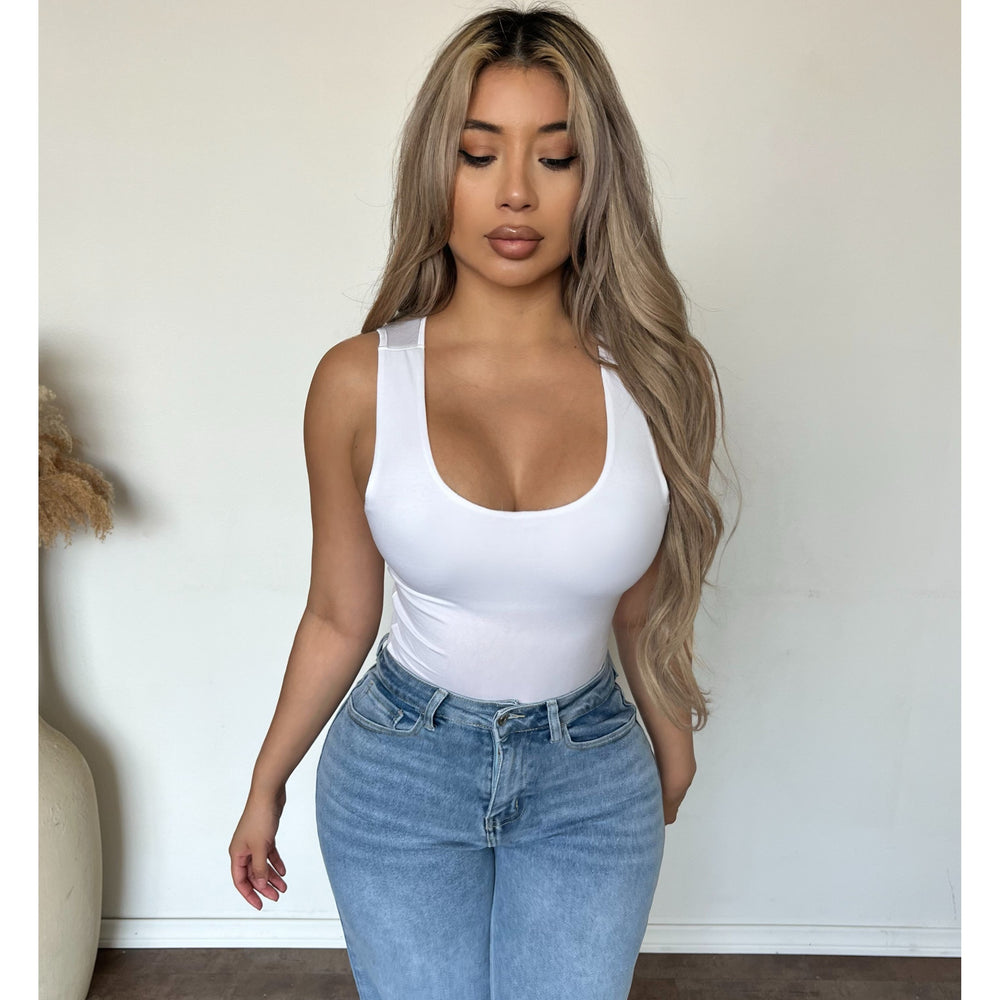 Stormy Soft Tank Top (White)